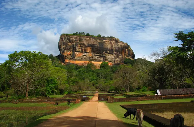 Sigiriya rock fortress in Sri Lanka